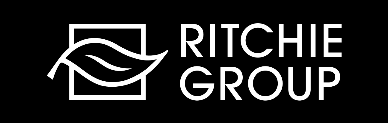 Ritchie Group Logo Horizontal Reverse skinny vffj03