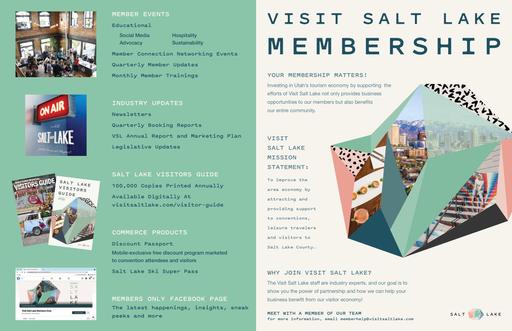 Visit Salt Lake Membership Brochure
